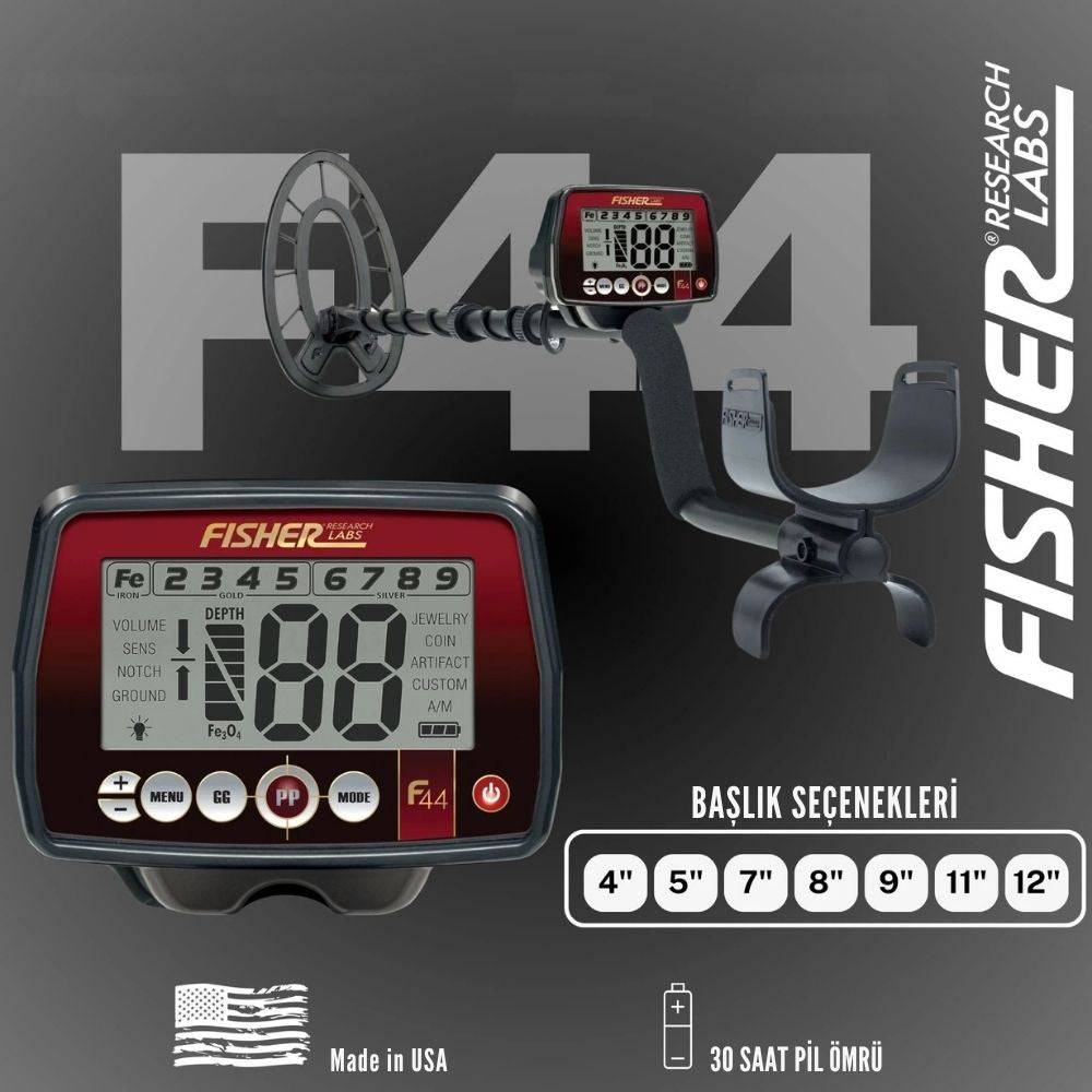 Fisher F44 Metal Dedektör