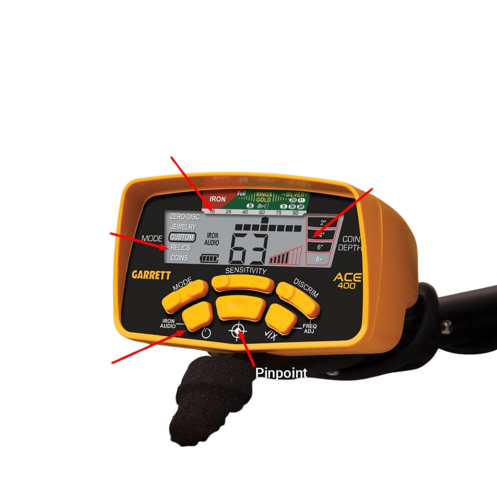 جهاز الكشف عن المعادن Garrett ACE 400i