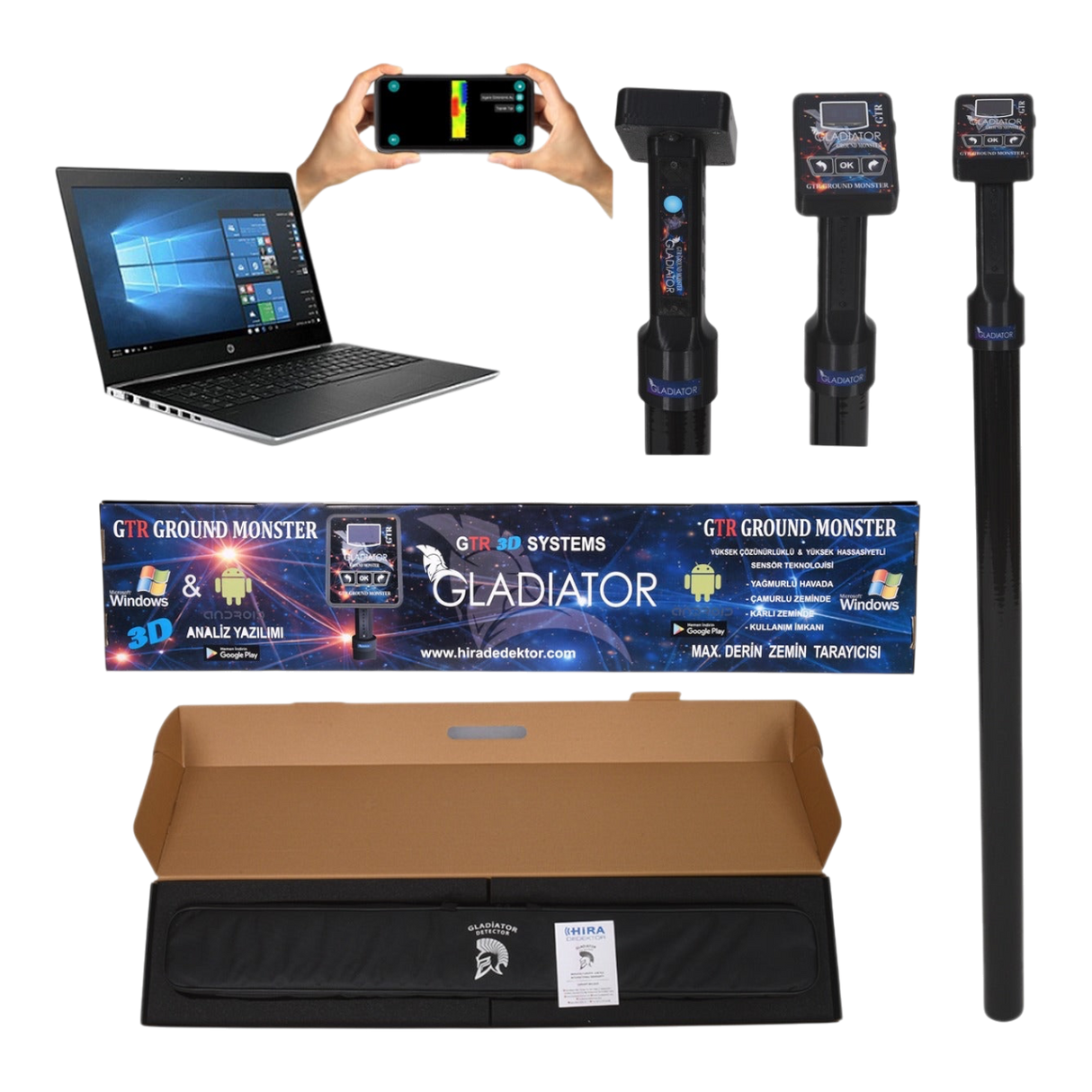 GTR Ground Monster 3D Yeraltı Görüntüleme Sistemi